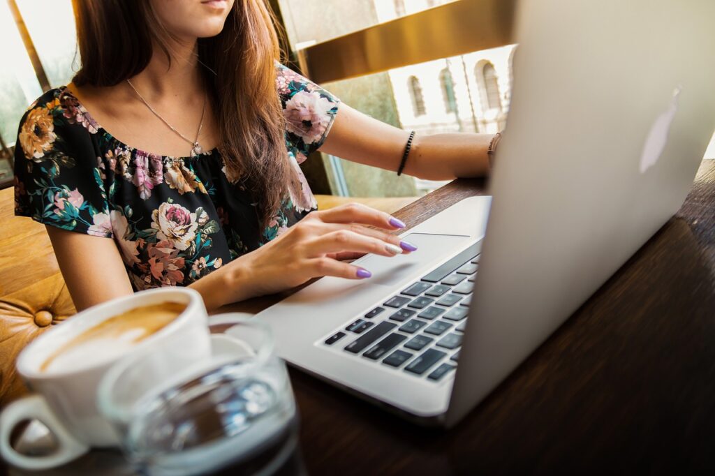 apple, coffee, computer